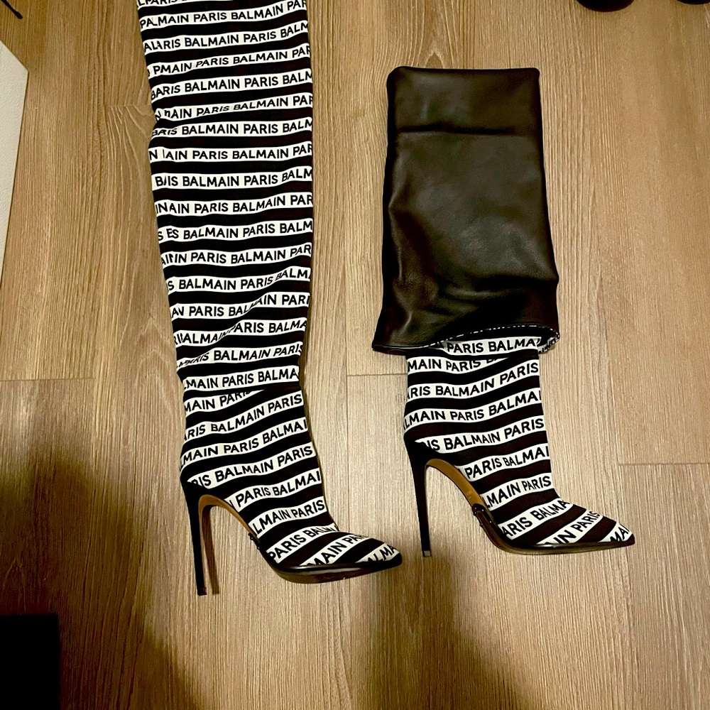 Balmain Janis over the knee boots - Picture 2 of 5